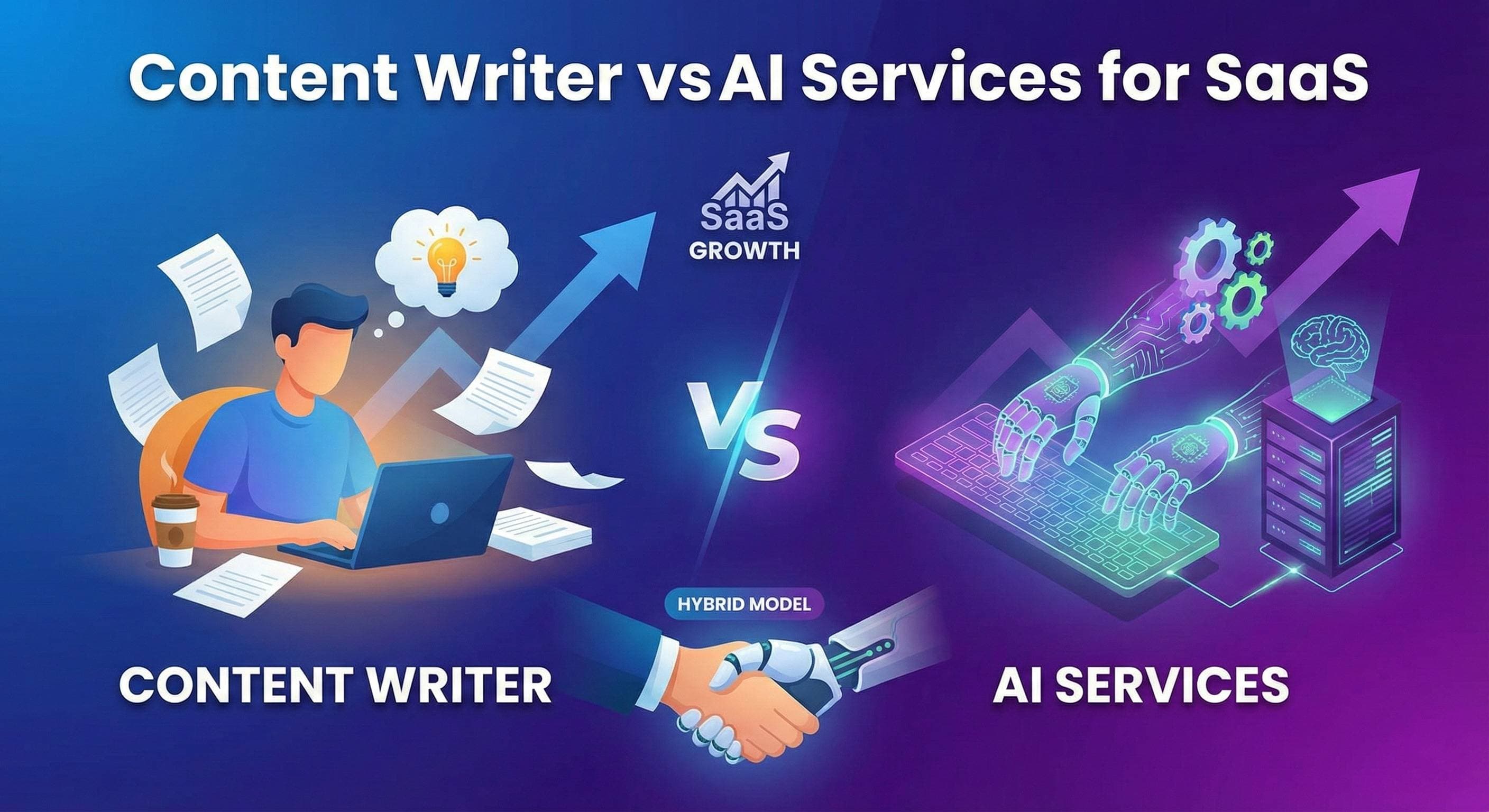 Content Writer vs AI Services for SaaS